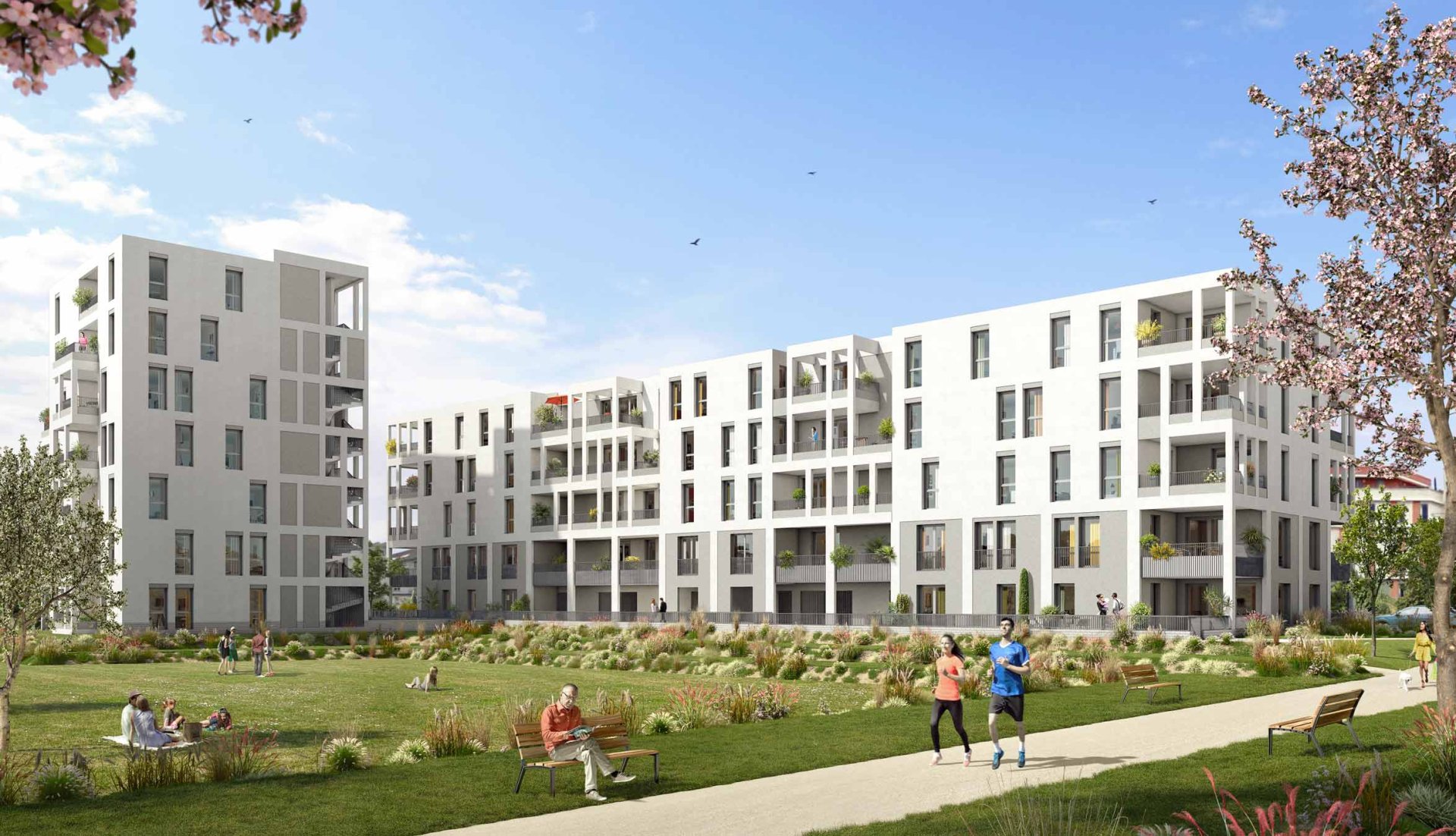 Façade espace extérieur Saint-Etienne
