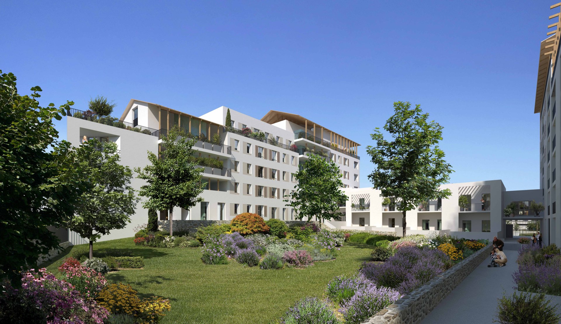 Espace extérieur jardin Marseille